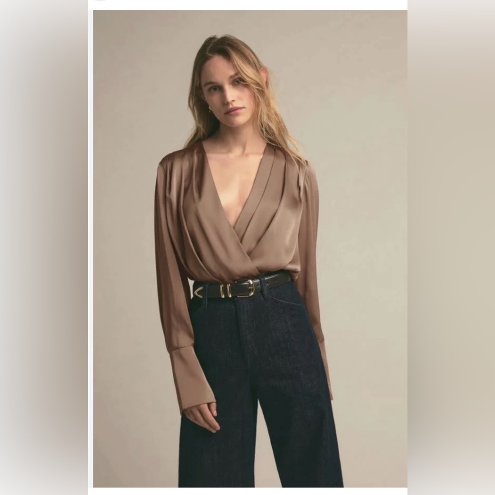 FAVORITE DAUGHTER Date Blouse bodysuit M